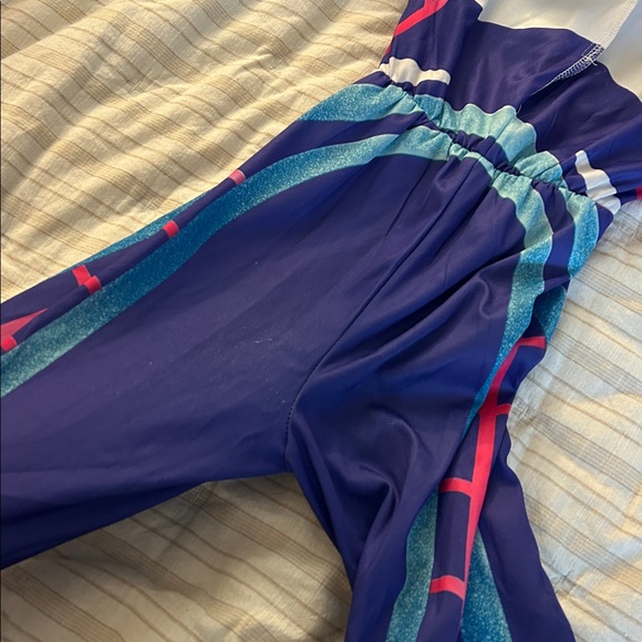Marvel Ghost Spider Kids Costume - Purple/Pink/Blue Sz 3-4 - Picture 8 of 8